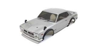 Body shell set 1:10 Fazer FZ02S Skyline 2000 GT-R KPGC10 Silver