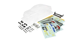 Body shell set 1:10 Fazer Rally FZ02R Subaru Impreza WRC2002 - Clear