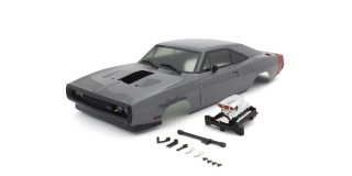 Body shell set 1:10 Fazer VE FZ02L Dodge Charger 1970 Grey
