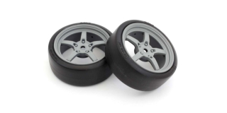 Pre-Glued Drift Tyres FZ02 5-Spoke Racing 1:10 Fazer 2.0 (2)