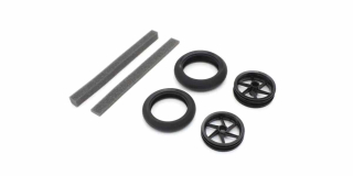 Kyosho Hanging-On Racer High Grip Tyres & Wheels (2)