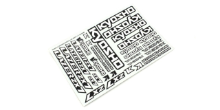 Decal Sheet Lazer ZX7 Kyosho
