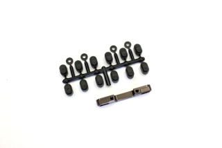 ALUMINIUM SUSPENSION HOLDER ZX5-ZX7 (RF) - GUN METAL
