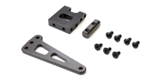 Reversible Servo Mount Set Kyosho Lazer ZX7 - Aluminium