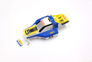 Pre-painted Mini-Z Buggy Kyosho Optima Body Set - Blue & White