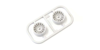 Wheel Set Kyosho Mini-Z AWD Wide 0 Offset (2) White