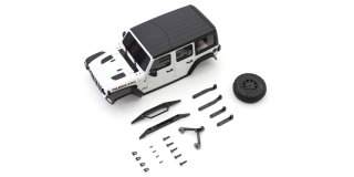 Bodyshell Jeep Wrangler Rubicon Mini-Z 4X4 MX01 White