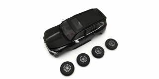 Bodyshell Toyota Land Cruiser 300 Black Mini-Z 4X4 MX01