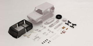Bodyshell Suzuki Jimny Sierra Mini-Z 4X4 MX01 (White Body)