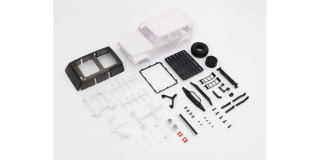 Bodyshell Jeep Wrangler Rubicon Acc Mini-Z 4X4 MX01 (White Body)