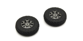 Pre-Glued Tires (2) Suzuki Jimny Mini-Z 4X4 MX01 - Heavy Weight