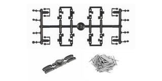 Spare Shoes for MXW009 Kyosho Catappi Unit Mini-Z 4X4 MX01 (20)