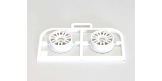 Wheels Set Kyosho Mini-Z MR03 Narrow-Offset 0 (2) White