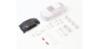 Bodyshell Subaru Impreza WRC 2002 Mini-Z + 4WD Rims (White Body)