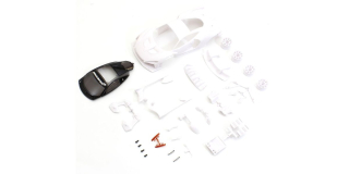 Bodyshell McLaren Senna GTR Mini-Z + 2WD Rims (White Body)