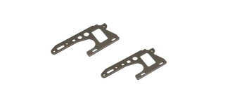 Front side plate set Kyosho Optima Pro (2) Gun Metal