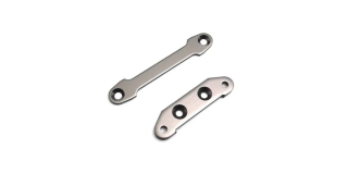 Front suspension plate set Kyosho Optima Pro (2) Gun Metal
