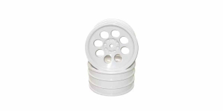 Kyosho Optima Mid Front Wheel 8 Holes White 50mm (2)
