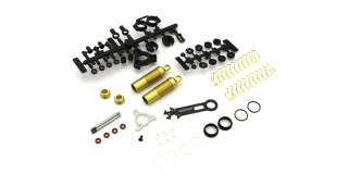 Rear Shock set Kyosho Turbo Optima - Mid (2) Gold