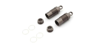 Front Shock Case Kyosho Optima Mid (2) Gun Metal