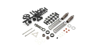 Rear Shock set Kyosho Optima Mid (2) Gun Metal