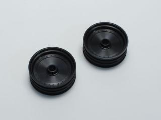 Black Front Wheel (2) Kyosho Scorpion 2014 2.0 inches