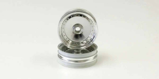Kyosho Scorpion 2014 Shiny Chromed Front Wheel 2.0 inches (2)