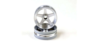 Front Wheel Satin Chromed 2.0 inches (2) Kyosho Beetle 2014