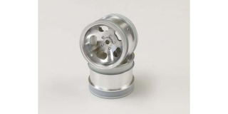 Front Wheel Satin Chromed 1.7 inches (2) Kyosho Beetle 2014