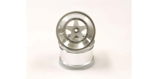Rear Wheel Kyosho Scorpion 2014 (2) Chrome Satin 2.2 inches