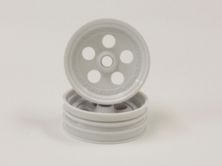 Front Wheel Kyosho Tomahawk-Ultima JJ (2) White 2.0 inches
