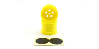 Rear Wheel Yellow 1.7 inches (2) Kyosho Tomahawk