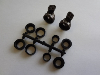 REAR HUB CARRIER V2 RB5-RB6-RB7-ZX5-RT5-SC (0) ALU-GUN METAL
