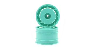 Rear Wheels Kyosho 1:10 Kyosho 8D 50mm (2) - Peppermint Green