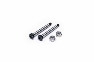 Koswork AE RC10 Front Outer 32,7mm Hardened Hinge Pin w/locknuts (2)
