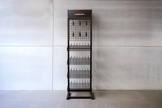 Display stand for bottles of oil max Diam 34mm (385x315x1340mm)