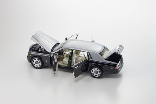 Kyosho 1:18 Rolls-Royce Phamtom EWB 2012 Black Silver