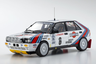 Kyosho 1:18 Lancia Delta HF 4WD Monte Carlo 1987 Team Martini Nr.6