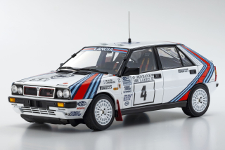 Kyosho 1:18 Lancia Delta HF 4WD 1000 Lakes 1987 Team Lancia Nr.4