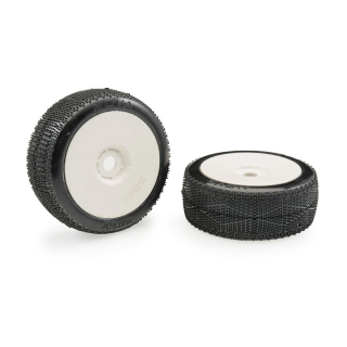 Matrix Nova Medium 1:8 Buggy Pre-glued White Wheels (2)