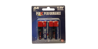 Pink Performance AA Alkaline 1.5V Dry Cell (4pcs)