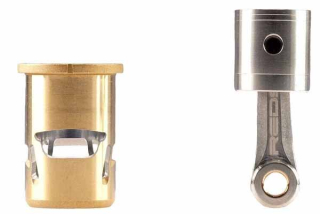 Piston sleeve with rod assembled 5 ports 3.5cc 721S Scuderia