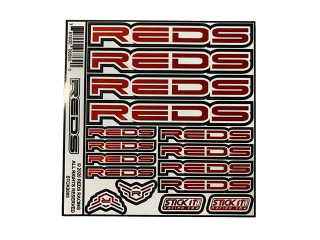 STICKERS CHROME RED 2020