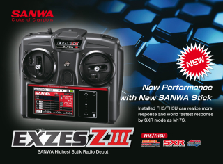 Sanwa Radio Sanwa Exzes Z3 RX493i Receiver with TX Battery installed