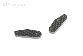 Sparko F8T Carbon Fiber Steering Knuckle Plate 3.0mm (2)