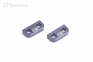 Sparko F8 Aluminium steering block 4 degrés spacer (2)