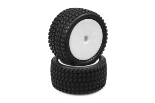 Zadní nalepené Off Road 1/10 gumy, hrubý silniční profil, 2 ks.
