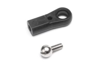 MAXI kloubek M3 s kulovým kloubem 6,0mm s čepem M3, 2 ks.