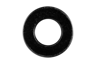 Hliníkové podložky M3 2mm (20 kusů) - černé