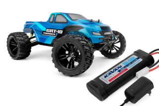 KAVAN GRT-10 Thunder 2,4 GHz 4WD Monster Truck 1:10 - Modrý - RTR